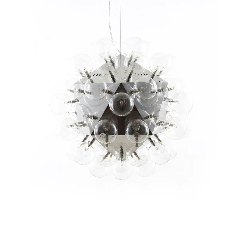 Moderne verstellbare Glasblasen-Pendelleuchte – Bulle