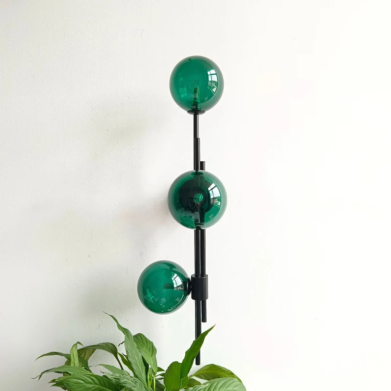 Moderne Wandleuchte Verstellbares Glaskugel-Design – Luxalight