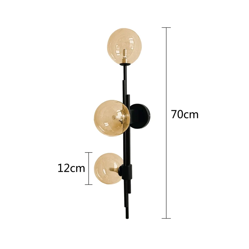 Moderne Wandleuchte Verstellbares Glaskugel-Design – Luxalight