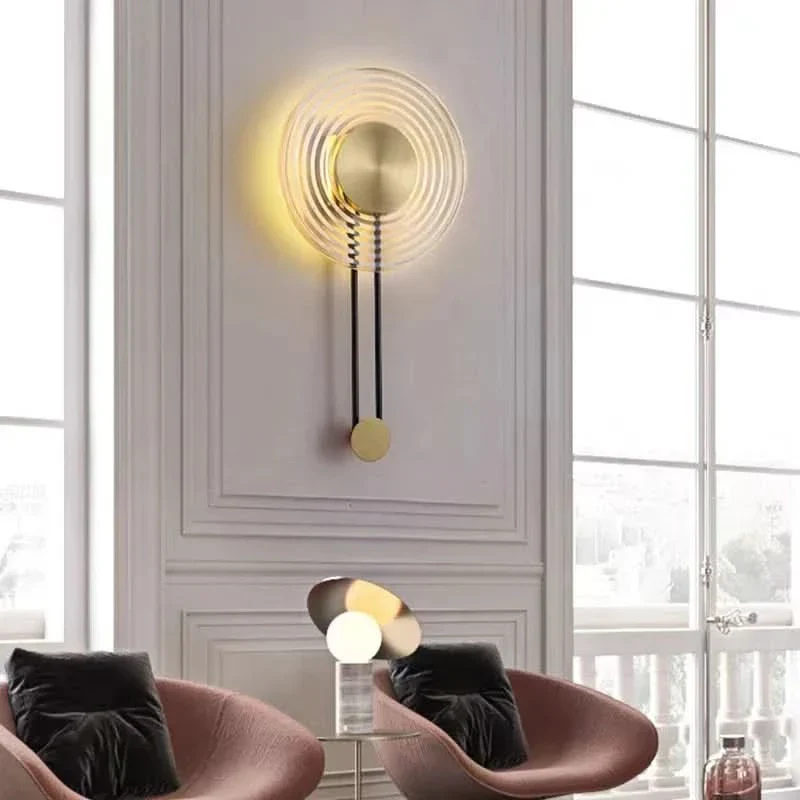 Wandleuchte im schlichten Design, nordisch inspiriert für Innenräume – Radiara