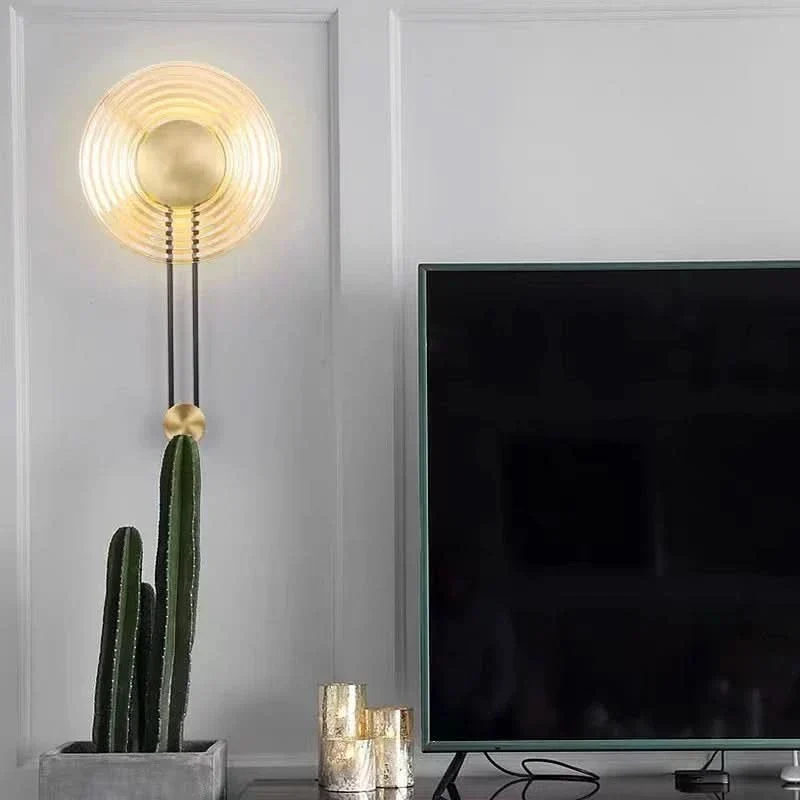 Wandleuchte im schlichten Design, nordisch inspiriert für Innenräume – Radiara