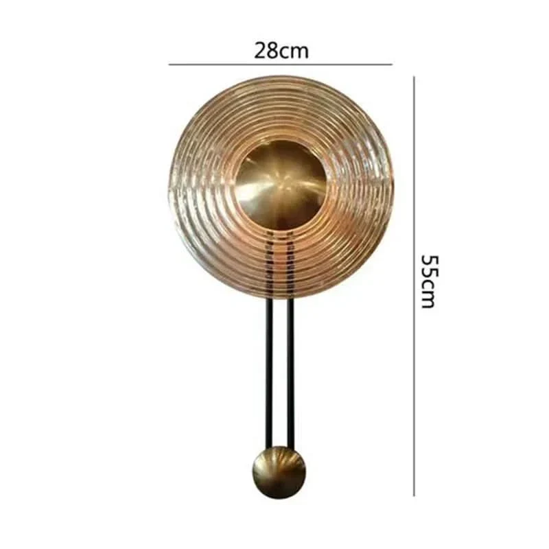 Wandleuchte im schlichten Design, nordisch inspiriert für Innenräume – Radiara