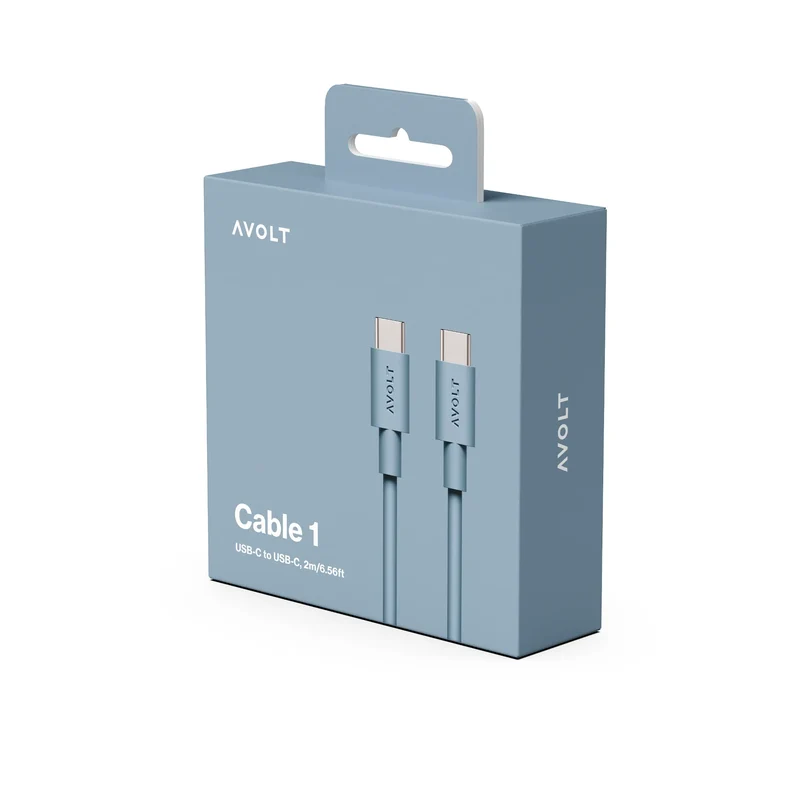 Avolt Cable 1 USB-C Ladekabel 2 m Silikon - AVOLT