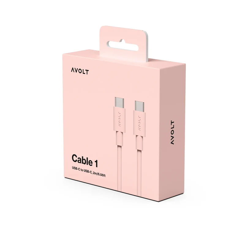 Avolt Cable 1 USB-C Ladekabel 2 m Silikon - AVOLT