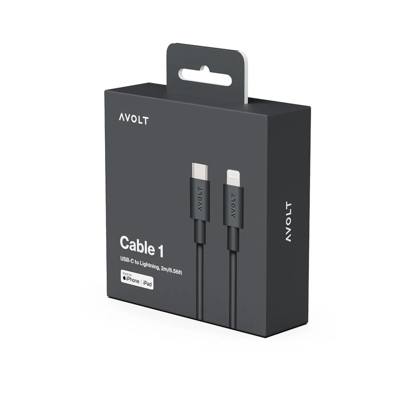 Avolt Cable 1 USB-C Ladekabel 2 m Silikon - AVOLT
