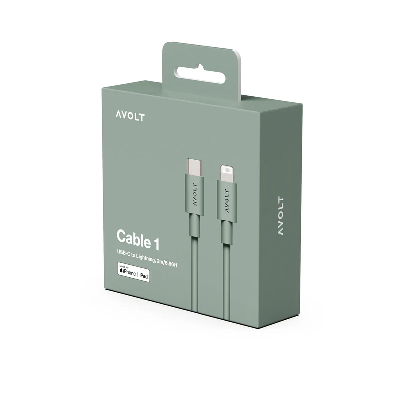 Avolt Cable 1 USB-C Ladekabel 2 m Silikon - AVOLT