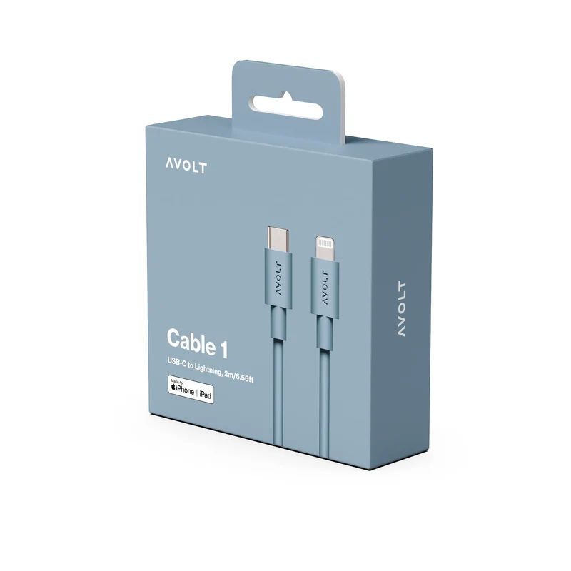 Avolt Cable 1 USB-C Ladekabel 2 m Silikon - AVOLT