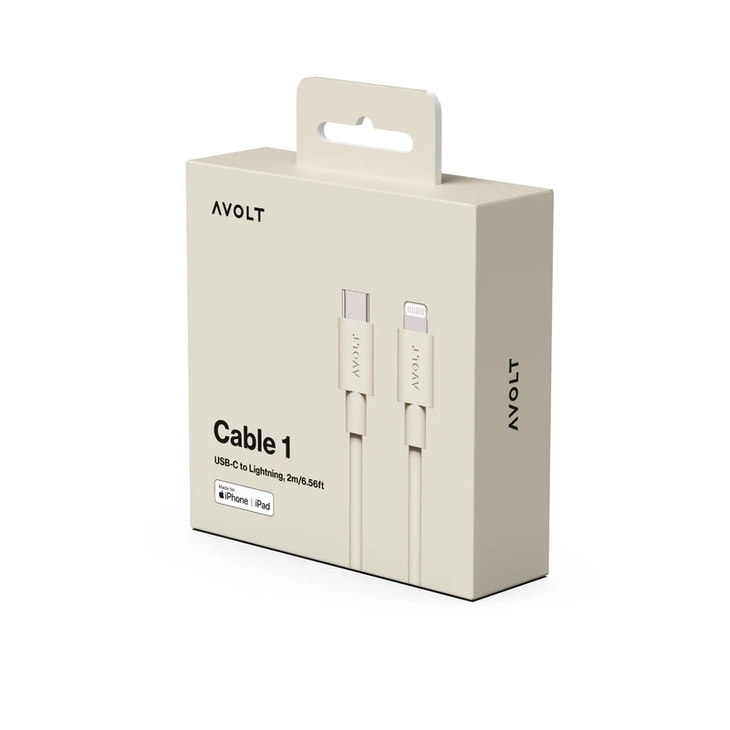 Avolt Cable 1 USB-C Ladekabel 2 m Silikon - AVOLT