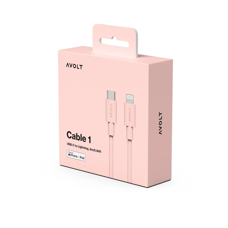 Avolt Cable 1 USB-C Ladekabel 2 m Silikon - AVOLT