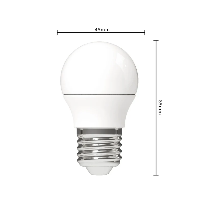LED Kugel E27 dimmbar 5W Dim2warm Opal G45 - LED's Light
