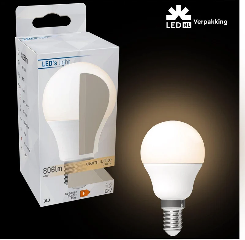 LED Kugel E14 dimmbar 5,5W Dim2warm Opal G45 - LED's Light