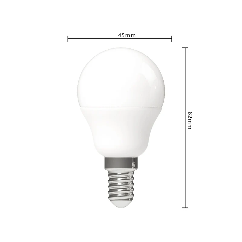 LED Kugel E14 dimmbar 5,5W Dim2warm Opal G45 - LED's Light