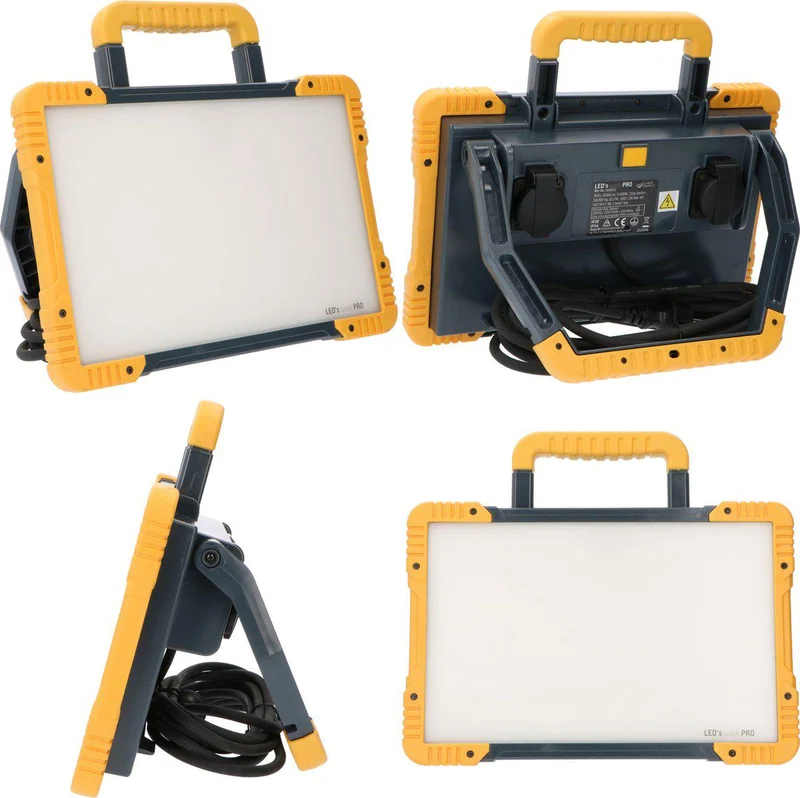 LED's Work ColorPro Construction Lamp 6000 - Realistische Farbwiedergabe CRI97 - 5 Meter Kabel - IP54 - 60W