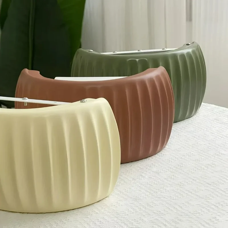 Skandinavische Morandi Wandleuchte LED für Schlafzimmer, Kürbis