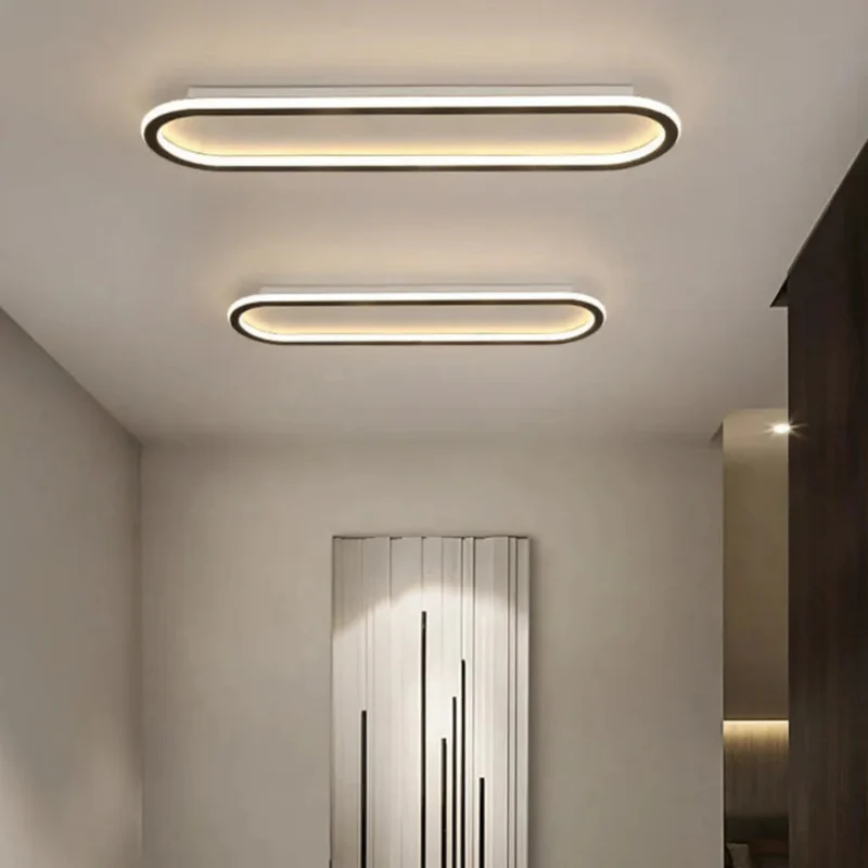 LED-Deckenleuchte oval dimmbar für Flur, Diele & Eingangsbereich