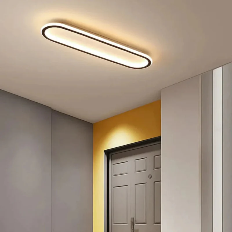 LED-Deckenleuchte oval dimmbar für Flur, Diele & Eingangsbereich