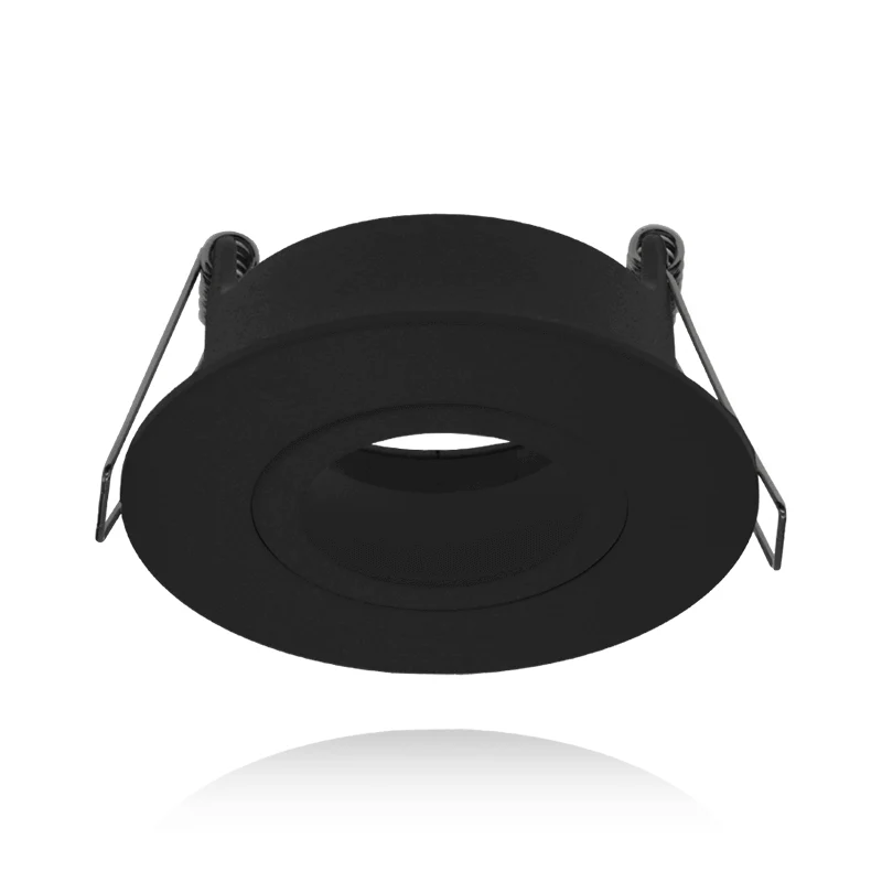 Schwarze Spotleuchte Ø68mm | Wasserbeständig | Single | runden