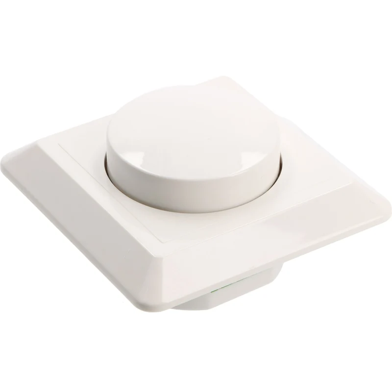 Dimmerabdeckung mit Rahmen weiß für Dimmer mit 4/6 mm Achse - LED's Light