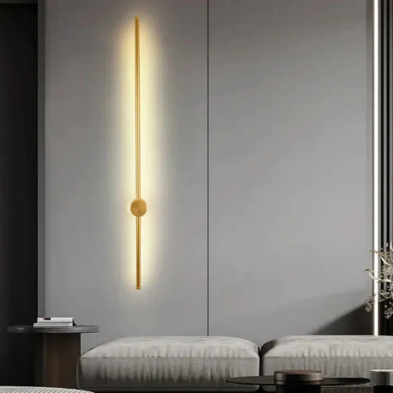 Dimmbare minimalistische Wandleuchte im linearen Design