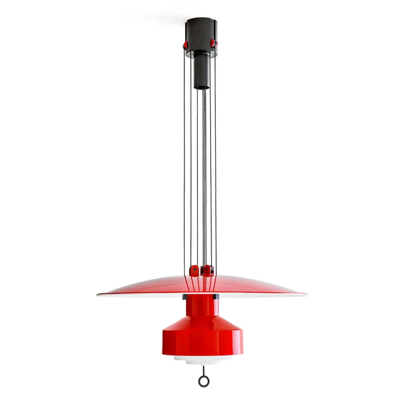 Adjustable Metal Suspension Lamp SALISCENDI by Achille & Pier Giacomo Castiglioni for Stilnovo