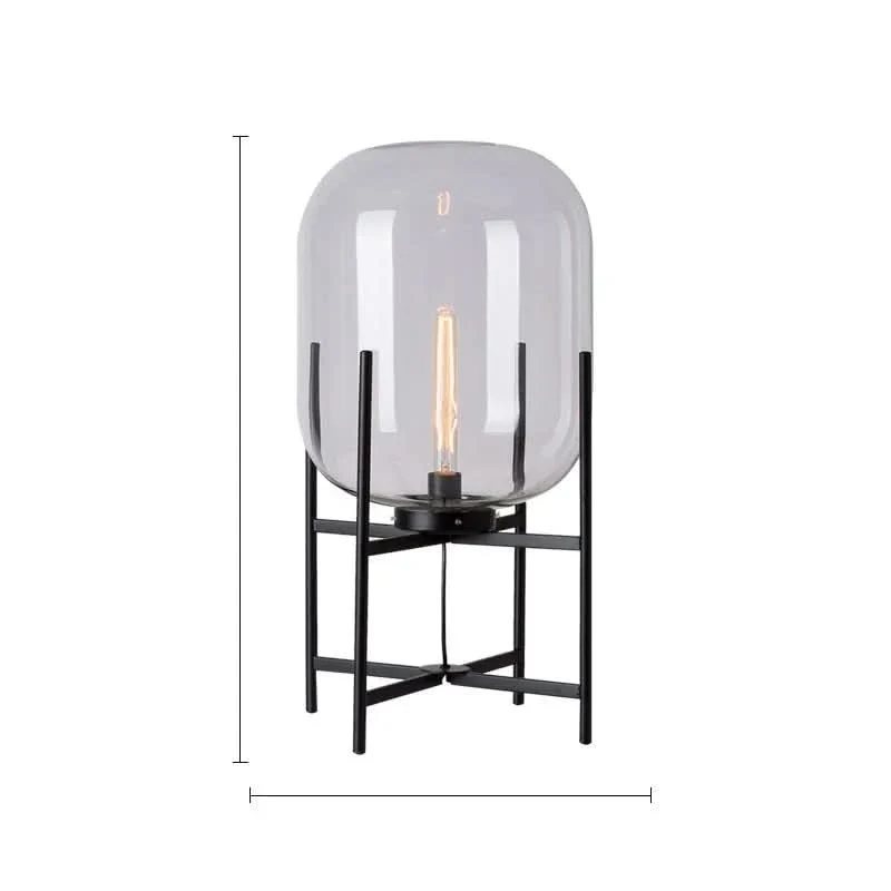 Skandinavische Stehlampe Dreibein Design Buntglas Sanfte Atmosphäre – Boreal