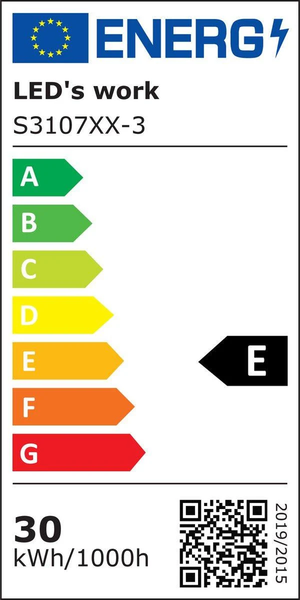 LED-Arbeitsleuchte 3300 – faltbar und neigbar – 3 Meter Kabel – IP65 – 30 W