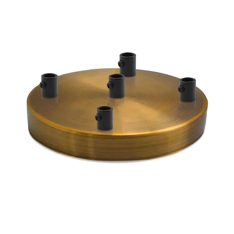 Industrielle Deckenrosette mit 5 Anschlüssen 120 mm ~2683