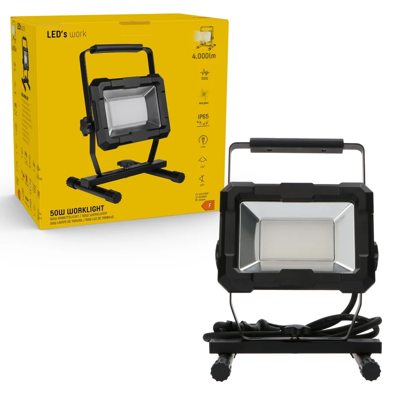 LED-Arbeitsstrahler 50W IP65 1,5m Zuleitung - LED's Work