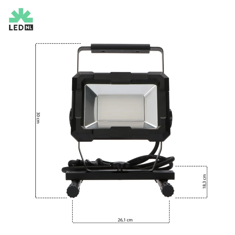 LED-Arbeitsstrahler 50W IP65 1,5m Zuleitung - LED's Work