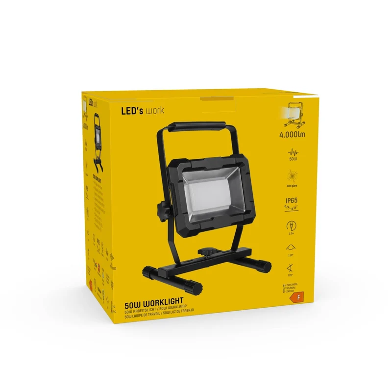 LED-Arbeitsstrahler 50W IP65 1,5m Zuleitung - LED's Work