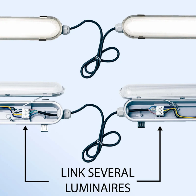 PremiumPro LED-Leuchtstofflampe 60 cm – 2880 Lumen – IP65 wasserdicht – 40.000 Brennstunden
