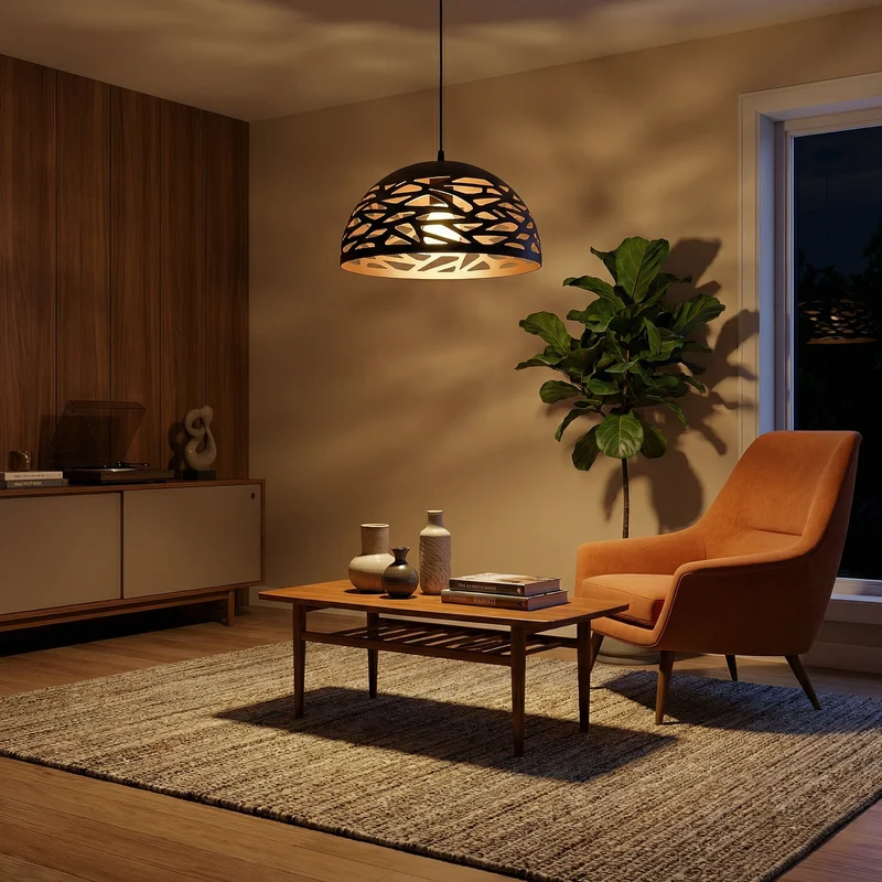 Verstellbare Pendelleuchte im Mid-Century-Stil – Ombrelle