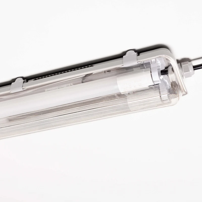 EasyBudget LED-Feuchtraumleuchte 60cm 18W 2x Röhre neutralweiss - Proventa