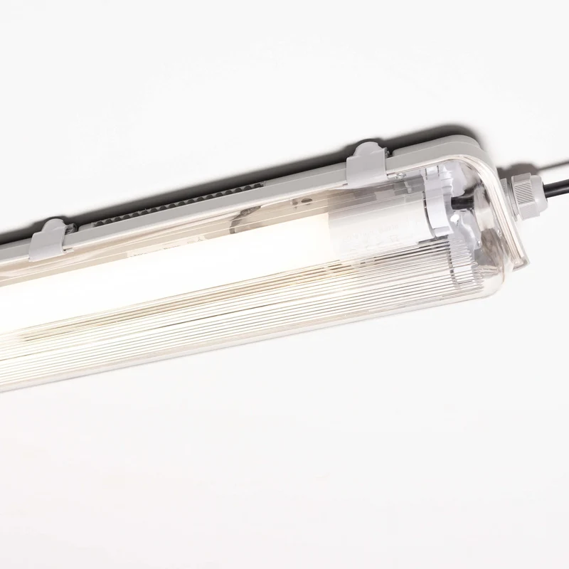 EasyBudget LED-Feuchtraumleuchte 60cm 18W 2x Röhre neutralweiss - Proventa