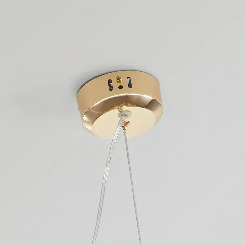 Design Pendelleuchte im Sputnik-Stil aus Kristallglas für Esszimmer