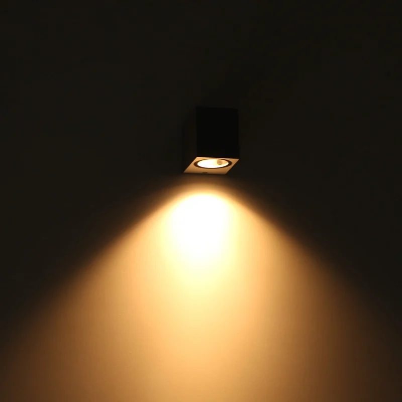 LED Wandleuchte GU10 max. 35W IP44 Grau - LED's Light