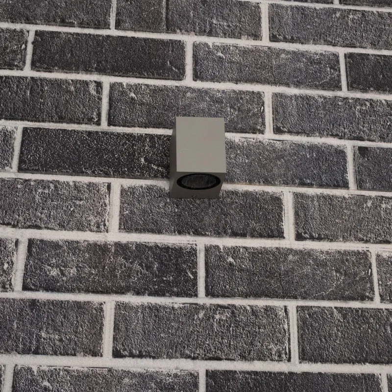 LED Wandleuchte GU10 max. 35W IP44 Grau - LED's Light
