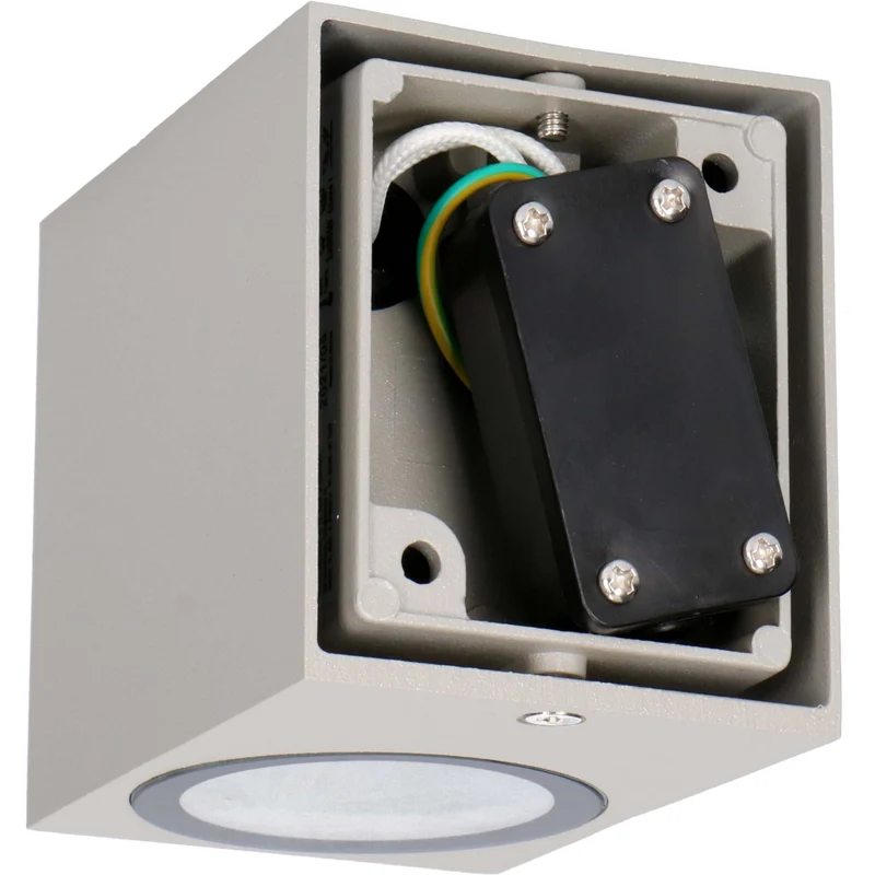 LED Wandleuchte GU10 max. 35W IP44 Grau - LED's Light
