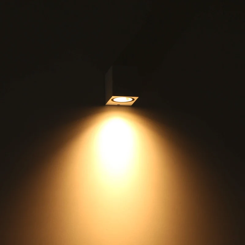 Außen-Wandleuchte weiß 1x GU10 IP44 für LED und Halogen bis 35W - LED's Light
