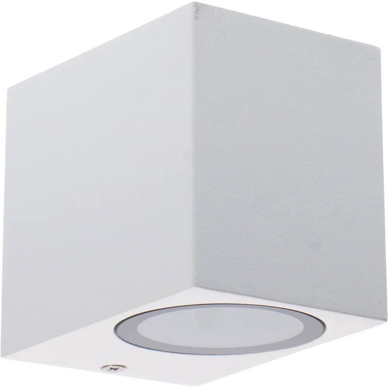 Außen-Wandleuchte weiß 1x GU10 IP44 für LED und Halogen bis 35W - LED's Light