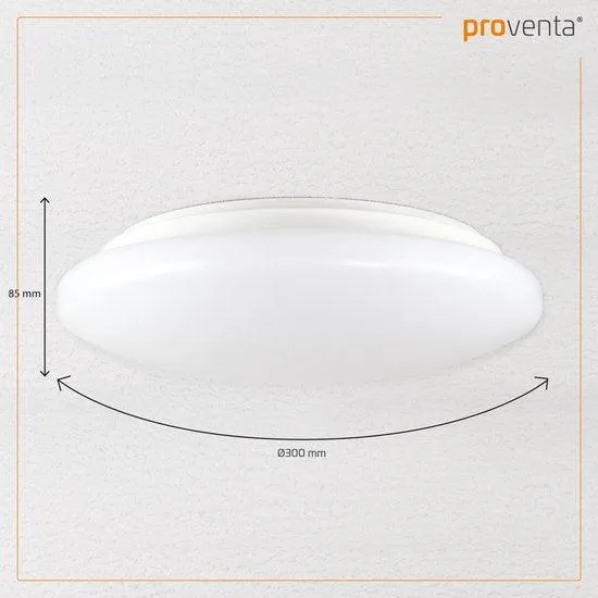 LED's Light Universal Deckenleuchte 1500 - Badezimmergeeignet IP44 - Warmweiß (3000K) - 30 cm