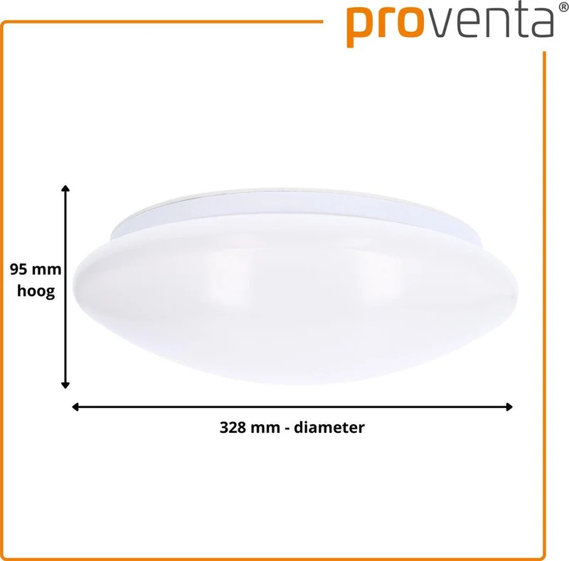 LED's Light Deckenleuchte mit Sensor 1100 - Tageslicht- und Bewegungserkennung - Ø 33 cm