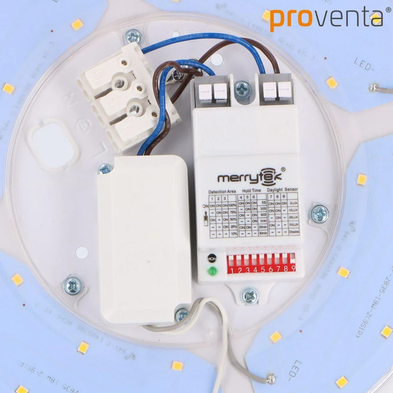 LED's Light Deckenleuchte mit Sensor 1100 - Tageslicht- und Bewegungserkennung - Ø 33 cm