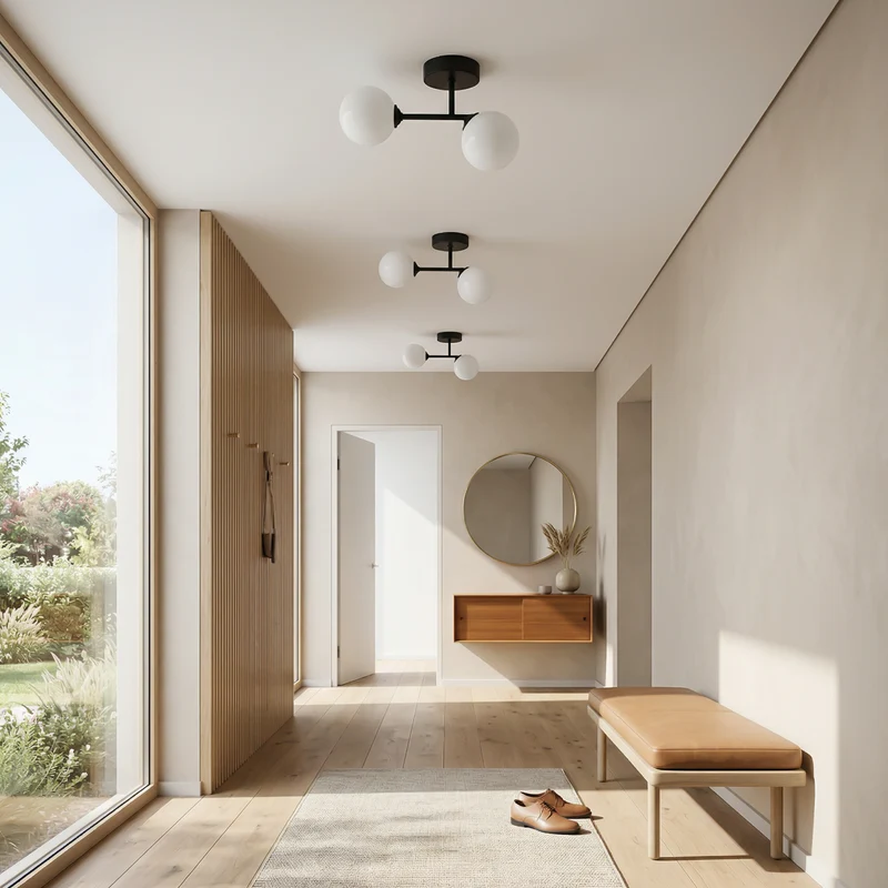 LED-Deckenleuchte Gemütliche Atmosphäre Skandinavischer Stil – Nordic