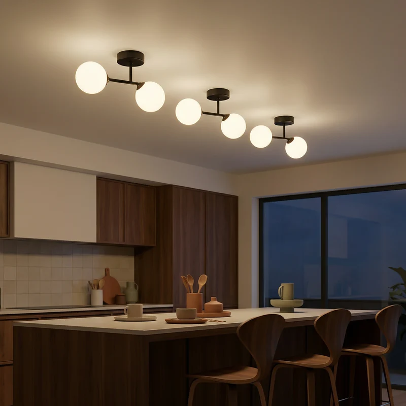 LED-Deckenleuchte Gemütliche Atmosphäre Skandinavischer Stil – Nordic