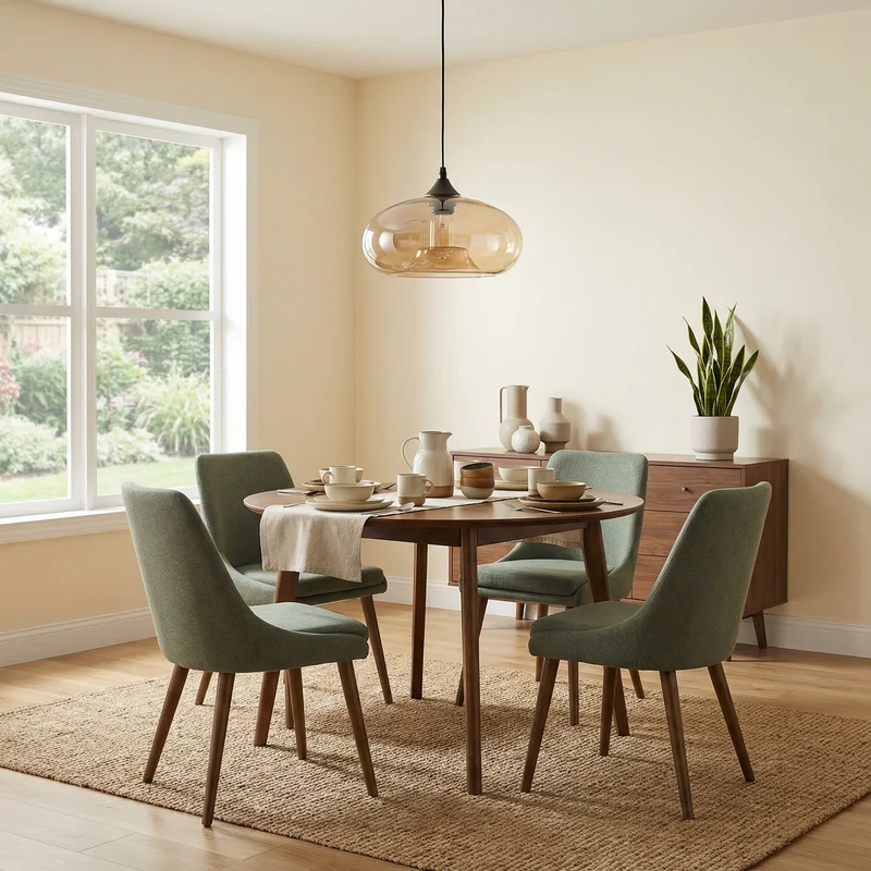 Hängelampe mit Weltraum-Design und bernsteinfarbenem Glas – Stella
