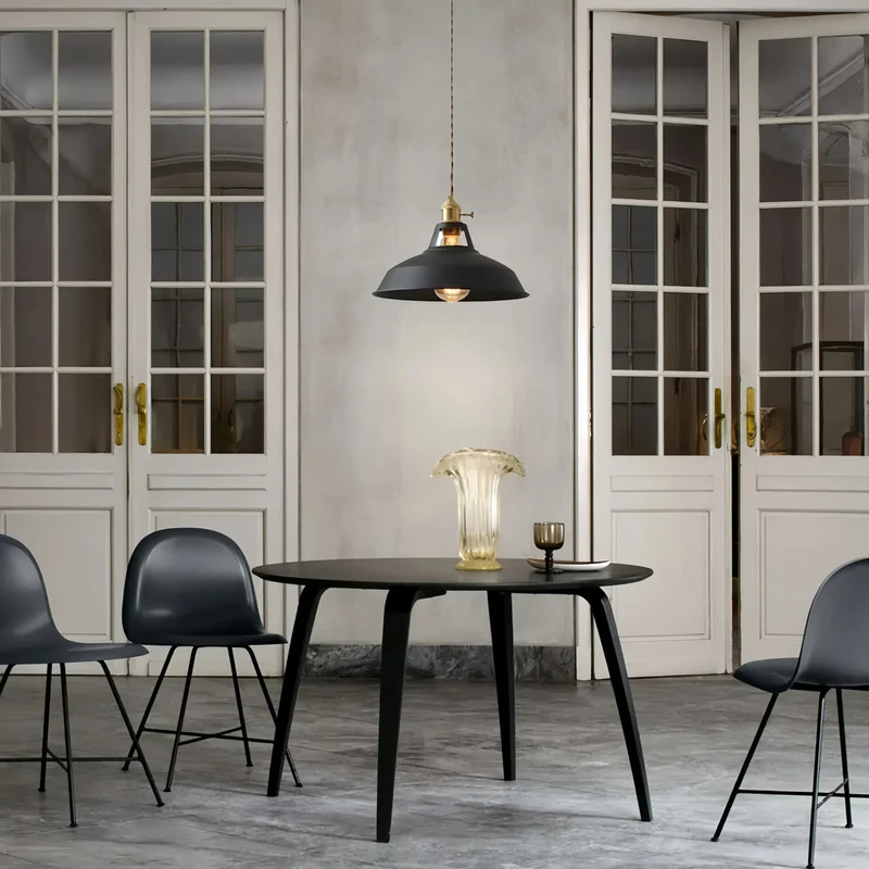 Macaron Regenschirm Pendelleuchte aus Metall für Esszimmer