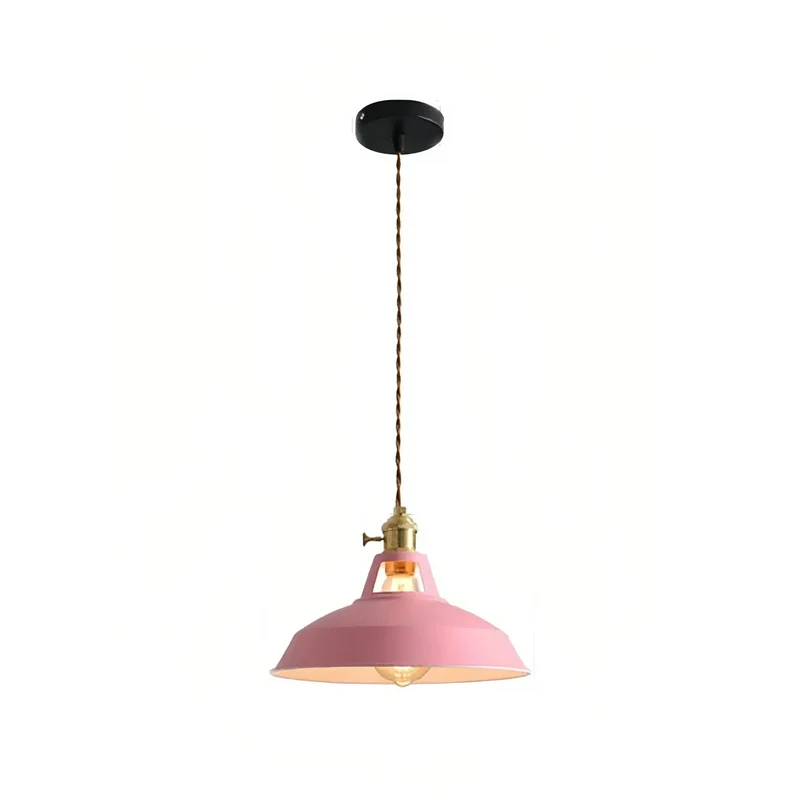 Macaron Regenschirm Pendelleuchte aus Metall für Esszimmer