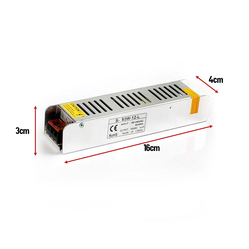 12V Mini LED Trafo Slim Netzteil 15W-360W Transformator ~2780