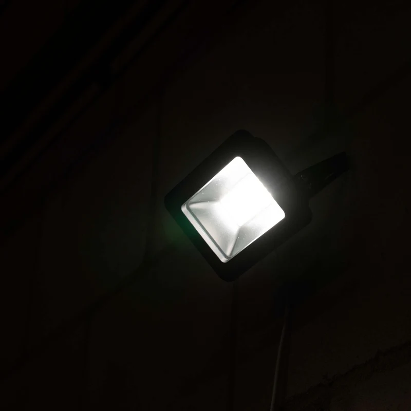 LED-Außenstrahler schwarz 20 Watt neutralweiß IP65 - LED's Light